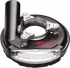 Milwaukee Tool - 4 & 5" Diam Grinder Dust Shroud - For Use with Sanders/Grinders - USA Tool & Supply