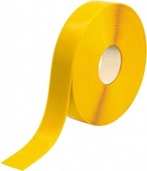 PRO-SAFE - Yellow Solid Color PVC Tape - 2" Wide x 100' Long x 50 mil Thick, General Traffic - USA Tool & Supply