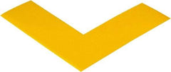 PRO-SAFE - Yellow Solid Color PVC Tape - 2" Wide x 1/2' Long x 50 mil Thick, General Traffic - USA Tool & Supply