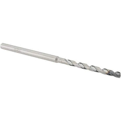 Walter-Titex - 2.5mm, 140° Point, Solid Carbide Micro Drill Bit - 67mm OAL, 29mm Flute Length, 3mm Shank Diam, Series A6489AMP - USA Tool & Supply