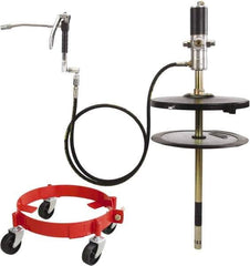PRO-LUBE - Grease Lubrication 38.8 oz/min Flow Aluminum & Steel Air-Operated Pump - For 120 Lb Container - USA Tool & Supply
