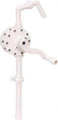 PRO-LUBE - DEF Lubrication Polypropylene Rotary Hand Pump - For 15 to 55 Gal Container - USA Tool & Supply