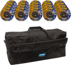 Norton - 4-1/2" Wheel Diam, 1/4" Wheel Thickness, Type 27 Depressed Center Wheel - Ceramic, Resinoid Bond, 13,580 Max RPM - USA Tool & Supply