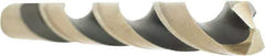 Irwin - 13/32" 135° High Speed Steel Jobber Drill - Oxide/Gold Finish, Spiral Flute, Straight Shank, 5-1/4" OAL, Split Point - USA Tool & Supply