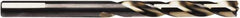 Irwin - 5/16" 135° High Speed Steel Jobber Drill - Oxide/Gold Finish, Spiral Flute, Straight Shank, 4-1/2" OAL - USA Tool & Supply
