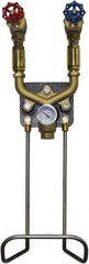 SANI-LAV - 1/2" Pipe, 150 Max psi, Brass Water Mixing Valve & Unit - Female Flare x Male Flare End Connections - USA Tool & Supply