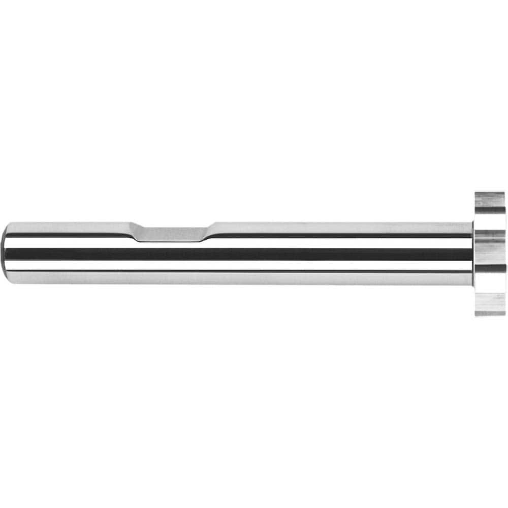 Harvey Tool - 1-1/4" Cut Diam, 1/4" Cut Width, 3/4" Shank, Straight-Tooth Woodruff Keyseat Cutter - Exact Industrial Supply