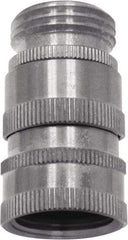 SANI-LAV - 3/4 GHT Garden Hose Quick Disconnect - Stainless Steel, Female Hose to Male Hose Connector - USA Tool & Supply