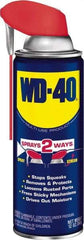 WD-40 - 12 oz Multi-Use Product with Smart Straw, Sprays 2 Ways - Multi-Purpose Lubricant: Stop Squeaks, Removes & Protects, Loosens Rusted Parts, Free Sticky Mechanisms, Drives Out Moisture - USA Tool & Supply