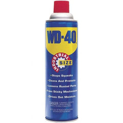 WD-40 - 16 oz Multi-Use Product Industrial Size - Multi-Purpose Lubricant: Stop Squeaks, Removes & Protects, Loosens Rusted Parts, Free Sticky Mechanisms, Drives Out Moisture - USA Tool & Supply