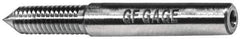 GF Gage - #12-28, Class 2B, 3B, Single End Plug Thread Go Gage - High Speed Steel, Size 0 Handle Not Included - USA Tool & Supply