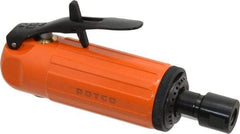 Dotco - 1/4" Collet, Straight Handle, Air Straight Die Grinder - 25,000 RPM, Front Exhaust, 30 CFM, 0.6 hp, 90 psi, 1/4" Inlet - USA Tool & Supply