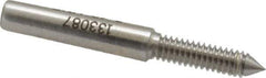 GF Gage - #5-40, Class 2B, 3B, Single End Plug Thread Go Gage - Hardened Tool Steel, Size 00 Handle Not Included - USA Tool & Supply