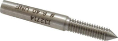 GF Gage - #6-40, Class 2B, 3B, Single End Plug Thread Go Gage - Hardened Tool Steel, Size 00 Handle Not Included - USA Tool & Supply