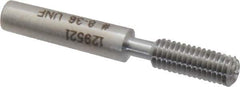 GF Gage - #8-36, Class 2B, 3B, Single End Plug Thread Go Gage - Hardened Tool Steel, Size 0 Handle Not Included - USA Tool & Supply
