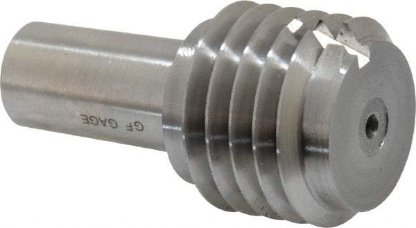GF Gage - 1-1/8 - 7, Class 2B, 3B, Single End Plug Thread Go Gage - Hardened Tool Steel, Size 4 Handle Not Included - USA Tool & Supply