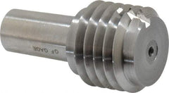 GF Gage - 1-1/8 - 7, Class 2B, 3B, Single End Plug Thread Go Gage - Hardened Tool Steel, Size 4 Handle Not Included - USA Tool & Supply