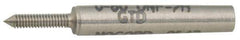 GF Gage - #12-24 No Go Truncated Taperlock Thread Setting Plug Gage - Class 3A, Steel - USA Tool & Supply