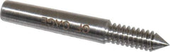 GF Gage - #6-32, Class 2B, Single End Plug Thread No Go Gage - Hardened Tool Steel, Size 00 Handle Not Included - USA Tool & Supply