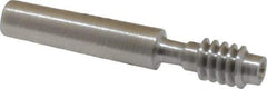 GF Gage - #10-24, Class 2B, Single End Plug Thread No Go Gage - Hardened Tool Steel, Size 0 Handle Not Included - USA Tool & Supply