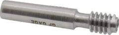 GF Gage - 1/4-20, Class 2B, Single End Plug Thread No Go Gage - Hardened Tool Steel, Size 1 Handle Not Included - USA Tool & Supply