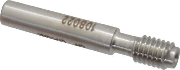 GF Gage - #10-32, Class 3B, Single End Plug Thread No Go Gage - Hardened Tool Steel, Size 0 Handle Not Included - USA Tool & Supply