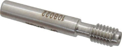GF Gage - #10-32, Class 3B, Single End Plug Thread No Go Gage - Hardened Tool Steel, Size 0 Handle Not Included - USA Tool & Supply