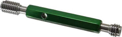 GF Gage - 1/2-13, Class 2B, Double End Plug Thread Go/No Go Gage - Hardened Tool Steel, Size 2 Handle Included - USA Tool & Supply