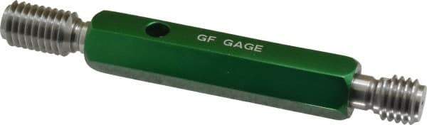 GF Gage - 9/16-12, Class 2B, Double End Plug Thread Go/No Go Gage - Hardened Tool Steel, Size 3 Handle Included - USA Tool & Supply