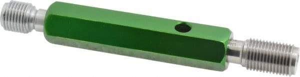 GF Gage - 9/16-18, Class 2B, Double End Plug Thread Go/No Go Gage - Hardened Tool Steel, Size 3 Handle Included - USA Tool & Supply