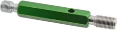 GF Gage - 9/16-18, Class 2B, Double End Plug Thread Go/No Go Gage - Hardened Tool Steel, Size 3 Handle Included - USA Tool & Supply