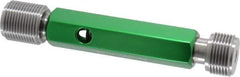 GF Gage - 1-14, Class 2B, Double End Plug Thread Go/No Go Gage - Hardened Tool Steel, Size 4 Handle Included - USA Tool & Supply