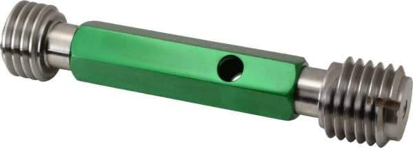 GF Gage - 1-3/8 - 6, Class 2B, Double End Plug Thread Go/No Go Gage - Hardened Tool Steel, Size 5 Handle Included - USA Tool & Supply