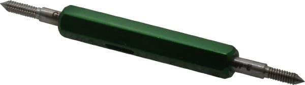 GF Gage - #3-48, Class 3B, Double End Plug Thread Go/No Go Gage - Hardened Tool Steel, Size 000 Handle Included - USA Tool & Supply