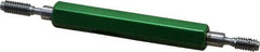 GF Gage - #8-32, Class 3B, Double End Plug Thread Go/No Go Gage - Hardened Tool Steel, Size 0 Handle Included - USA Tool & Supply