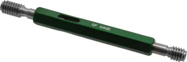 GF Gage - 5/16-18, Class 3B, Double End Plug Thread Go/No Go Gage - Hardened Tool Steel, Size 1 Handle Included - USA Tool & Supply