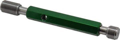 GF Gage - 1/2-28, Class 3B, Double End Plug Thread Go/No Go Gage - Hardened Tool Steel, Size 2 Handle Included - USA Tool & Supply