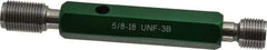 GF Gage - 5/8-18, Class 3B, Double End Plug Thread Go/No Go Gage - Hardened Tool Steel, Size 3 Handle Included - USA Tool & Supply