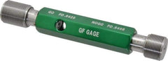 GF Gage - 7/8-20, Class 3B, Double End Plug Thread Go/No Go Gage - Hardened Tool Steel, Size 4 Handle Included - USA Tool & Supply