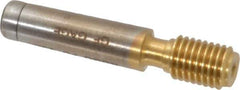 GF Gage - 1/4-28, Class 2B, Single End Plug Thread No Go Gage - High Speed Steel, Size 1 Handle Not Included - USA Tool & Supply