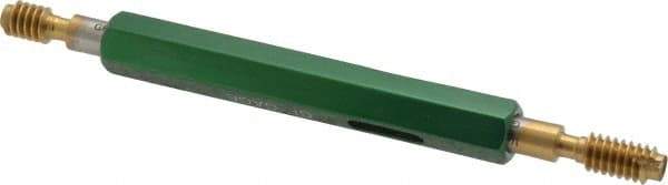 GF Gage - 1/4-20, Class 2B, Double End Plug Thread Go/No Go Gage - High Speed Steel, Size 1 Handle Included - USA Tool & Supply