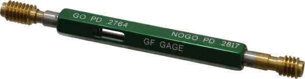 GF Gage - 5/16-18, Class 2B, Double End Plug Thread Go/No Go Gage - High Speed Steel, Size 1 Handle Included - USA Tool & Supply