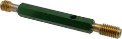 GF Gage - 7/16-14, Class 2B, Double End Plug Thread Go/No Go Gage - High Speed Steel, Size 2 Handle Included - USA Tool & Supply