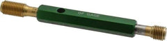 GF Gage - 7/16-20, Class 2B, Double End Plug Thread Go/No Go Gage - High Speed Steel, Size 2 Handle Included - USA Tool & Supply