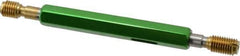 GF Gage - 5/16-24, Class 3B, Double End Plug Thread Go/No Go Gage - High Speed Steel, Size 1 Handle Included - USA Tool & Supply