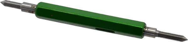 GF Gage - 2-56 Thread, Steel, Screw Thread Insert (STI) Class 2B, Plug Thread Insert Go/No Go Gage - Double End with Handle - USA Tool & Supply