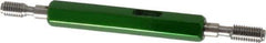 GF Gage - 8-32 Thread, Steel, Screw Thread Insert (STI) Class 2B, Plug Thread Insert Go/No Go Gage - Double End with Handle - USA Tool & Supply