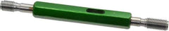 GF Gage - 10-32 Thread, Steel, Screw Thread Insert (STI) Class 2B, Plug Thread Insert Go/No Go Gage - Double End with Handle - USA Tool & Supply