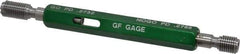 GF Gage - 1/4-28 Thread, Steel, Screw Thread Insert (STI) Class 2B, Plug Thread Insert Go/No Go Gage - Double End with Handle, Handle Size 1 - USA Tool & Supply