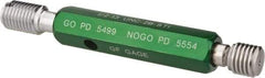 GF Gage - 1/2-13 Thread, Steel, Screw Thread Insert (STI) Class 2B, Plug Thread Insert Go/No Go Gage - Double End with Handle, Handle Size 2 - USA Tool & Supply